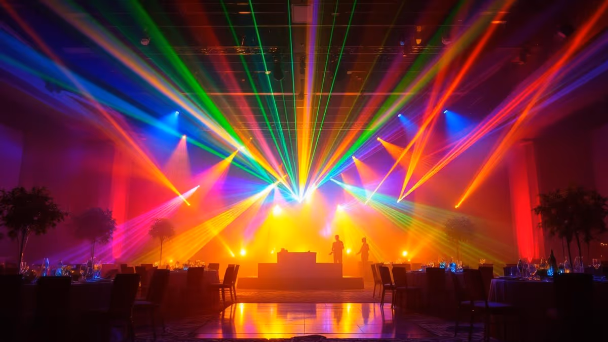 Renta de Iluminación Láser para Eventos en CDMX 1
