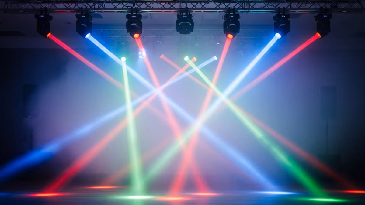 Paquete Show Básico 2 cabezas móviles beam en fiesta