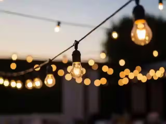 Guirnaldas para Bodas: Iluminación Romántica Perfecta